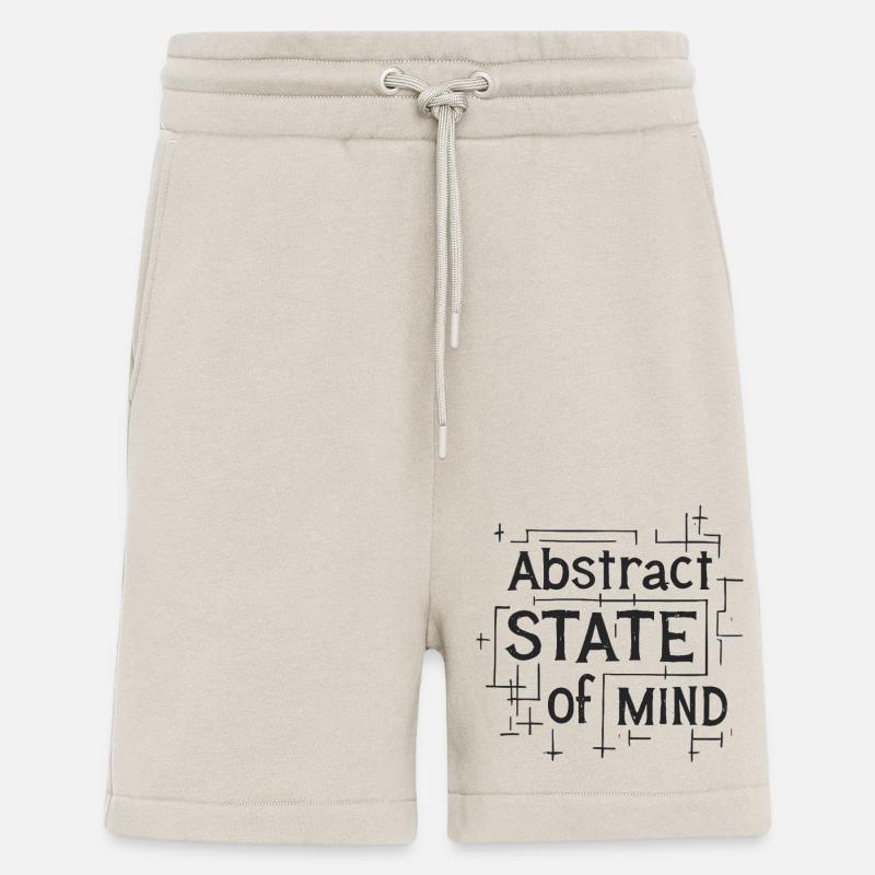 Citation sur l’état d’ abstrait - Short bio décontracté fabriqué en UE - WARM CLAY
