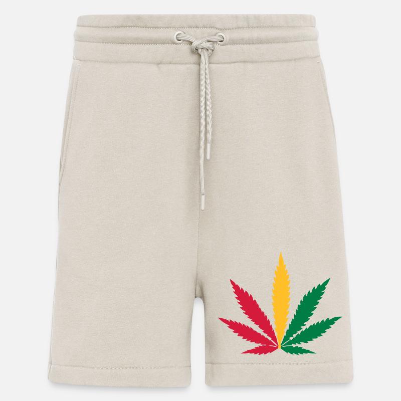 Rasta Hippie Weed - Shorts - made by SPREAD - WARM CLAY