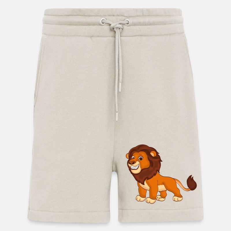 Löwe - König der Tiere - Shorts - made by SPREAD - WARM CLAY