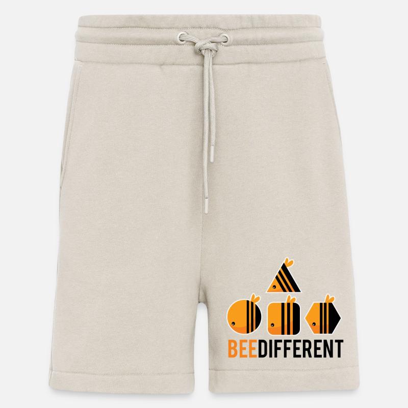 Abeille différente - Short bio décontracté fabriqué en UE - WARM CLAY