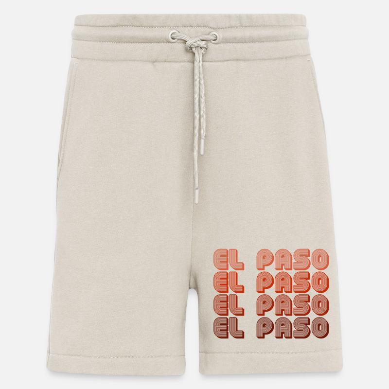 El Paso Gradient Retro Pattern - Shorts - made by SPREAD - WARM CLAY