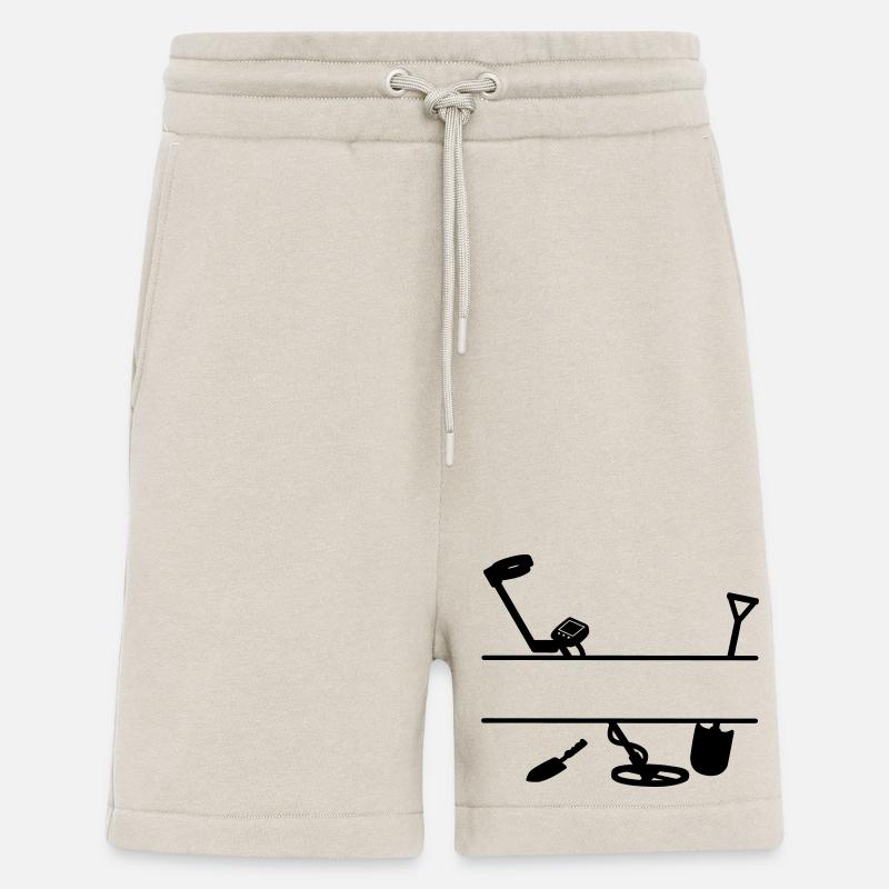 Metalldetektor-Logo - Shorts - made by SPREAD - WARM CLAY