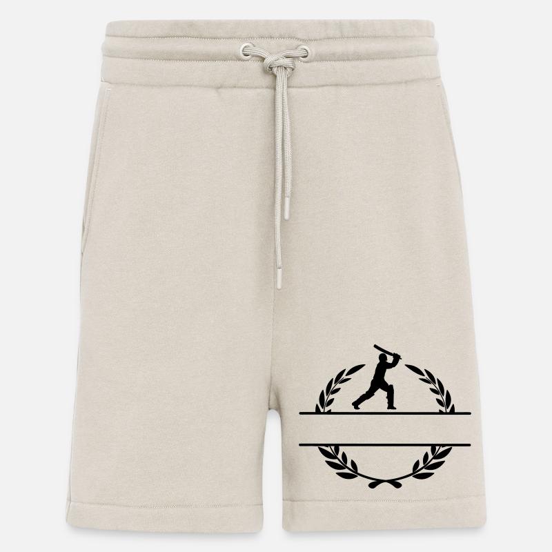 Cricketspieler im Lorbeerkranz - Shorts - made by SPREAD - WARM CLAY