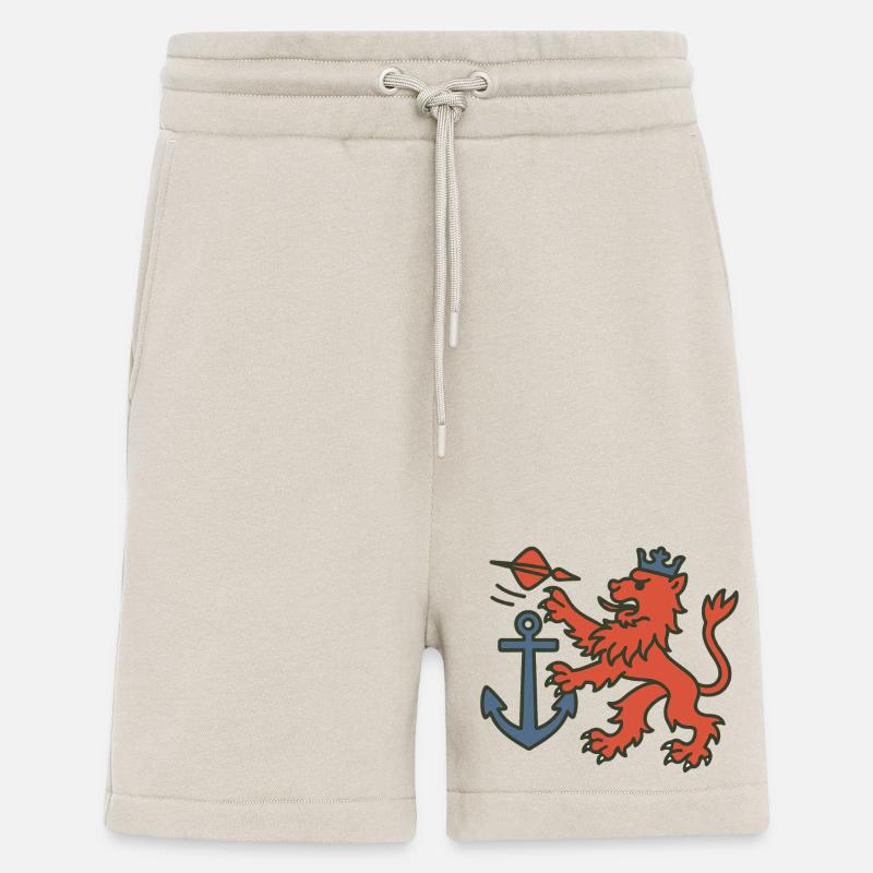 Düsseldorfer Löwe mit Dartpfeil - Shorts - made by SPREAD - WARM CLAY