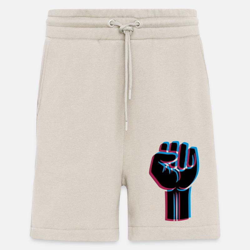 Rebellen Faust 3D - Shorts - made by SPREAD - WARM CLAY