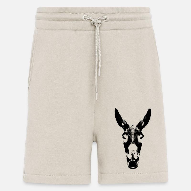 Esel / Kopf / Maultier / Head - Shorts - made by SPREAD - WARM CLAY