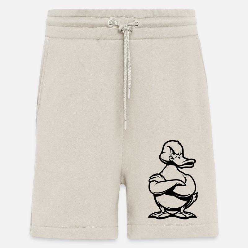 Bande dessinée Duck Duck - Short bio décontracté fabriqué en UE - WARM CLAY