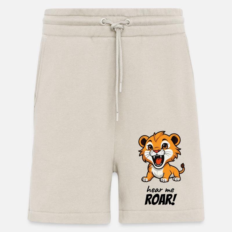 Brüllender Babylöwe - Shorts - made by SPREAD - WARM CLAY