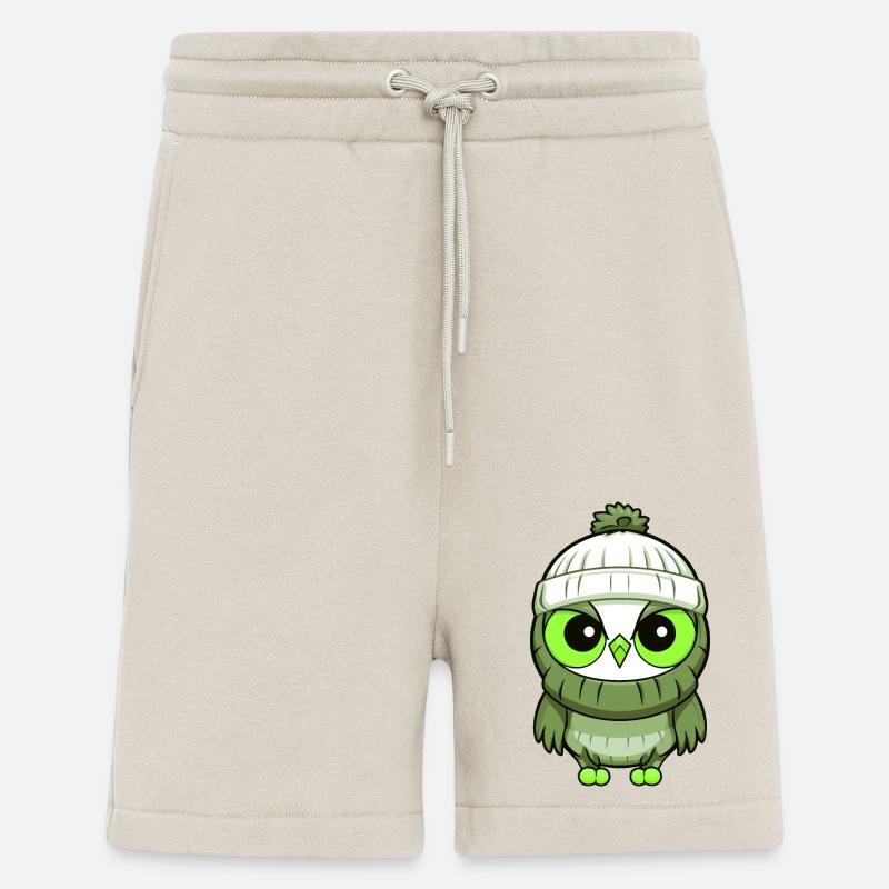 Eule Winter Comic - Shorts - made by SPREAD - WARM CLAY