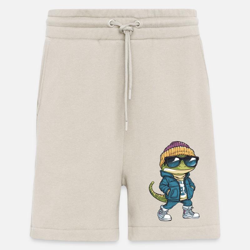 Echse Cool Comic - Shorts - made by SPREAD - WARM CLAY