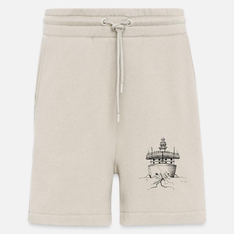 Schiff Eisbrecher frontal - Shorts - made by SPREAD - WARM CLAY