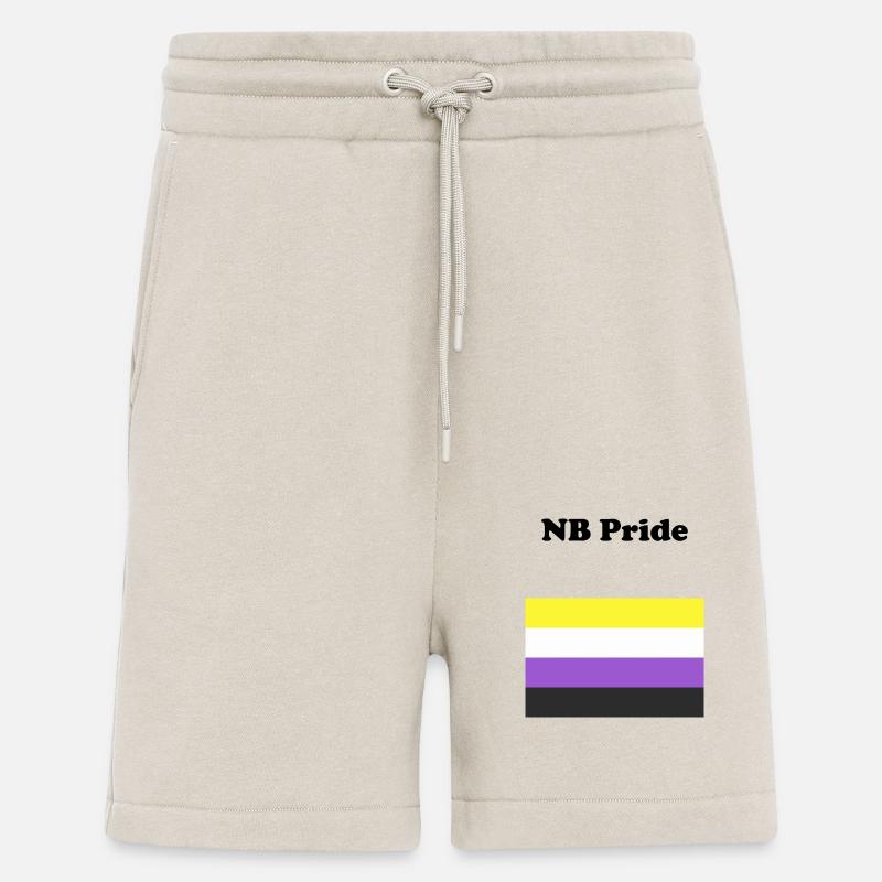 Non Binary NB Pride - Shorts - made by SPREAD - WARM CLAY