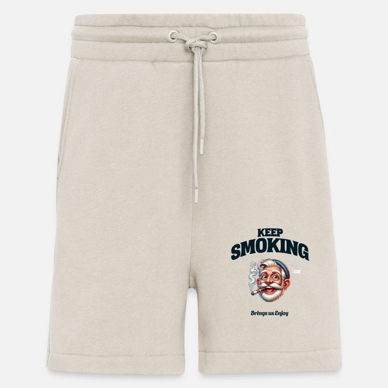 Keep Smoking - Shorts - made by SPREAD - WARM CLAY