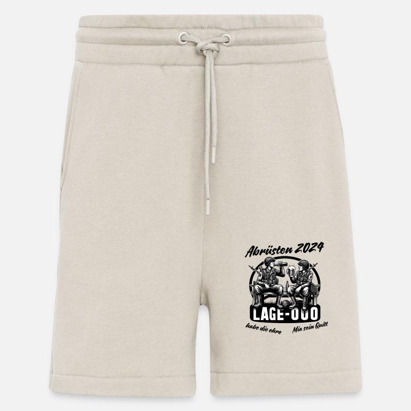 Désarmement des forces armées - Short bio décontracté fabriqué en UE - WARM CLAY