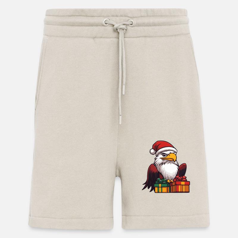 Eagle Christmas Comic Gifts - Shorts - made by SPREAD - WARM CLAY