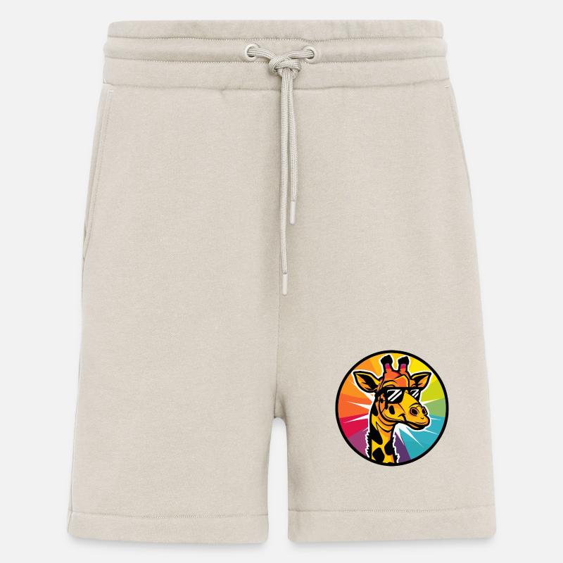 Giraffe Cool Sommer - Shorts - made by SPREAD - WARM CLAY
