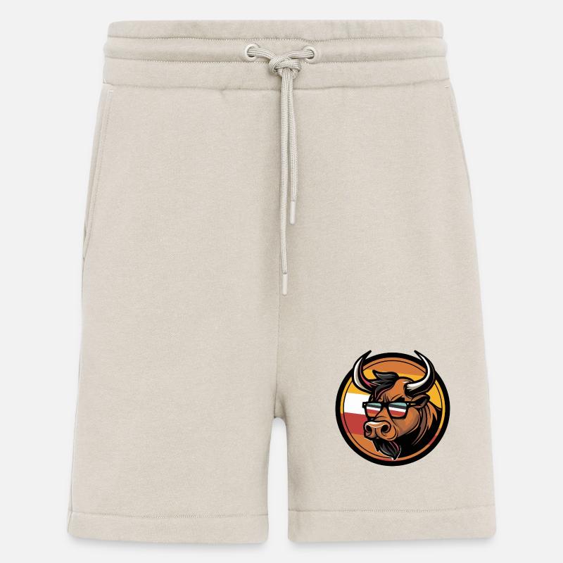 Taurus Comic Cool Summer - Shorts - made by SPREAD - WARM CLAY