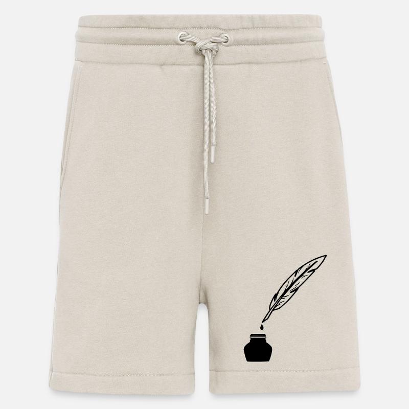 Feder als Stift zum Schreiben - Shorts - made by SPREAD - WARM CLAY