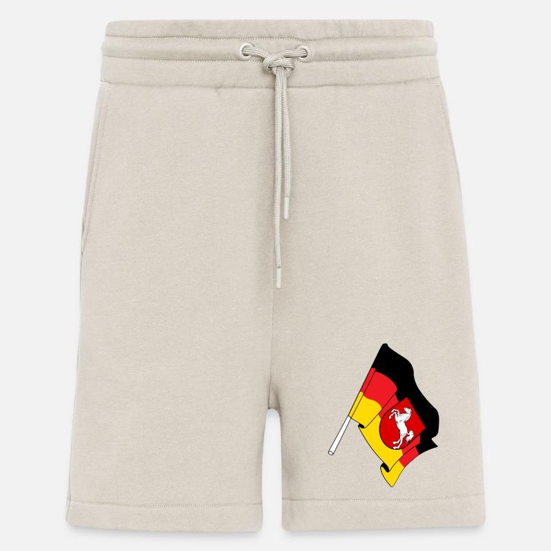Drapeau Basse-Saxe - Short bio décontracté fabriqué en UE - WARM CLAY
