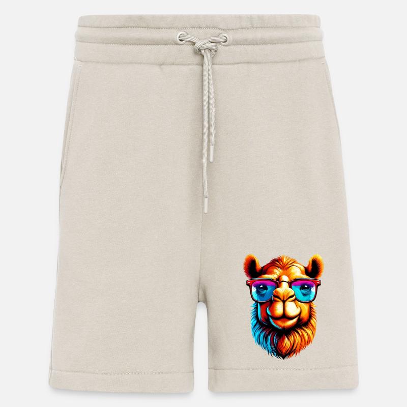 Camel mit Sonnenbrille - Shorts - made by SPREAD - WARM CLAY
