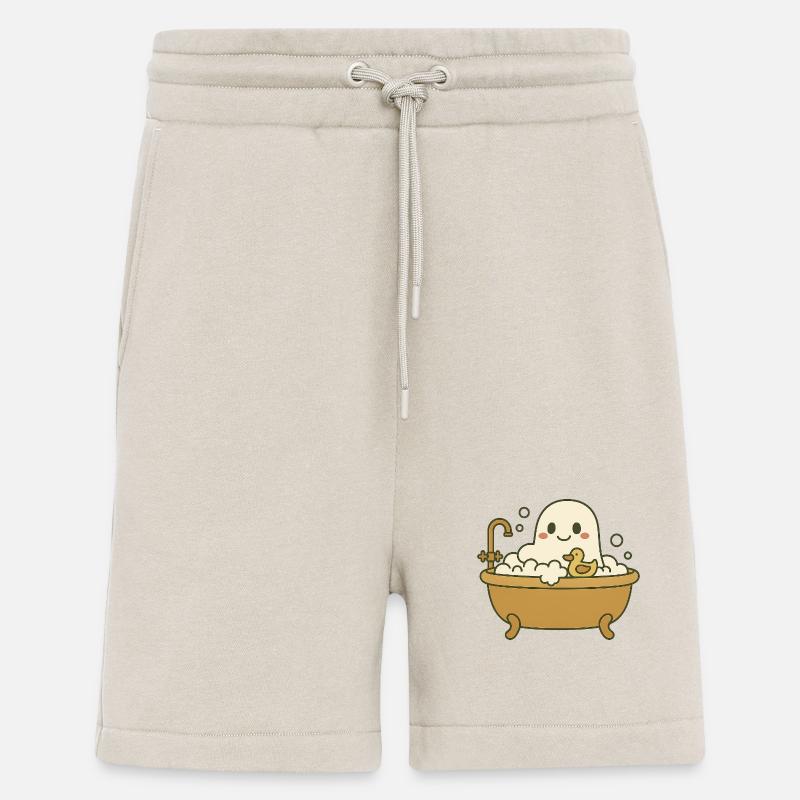 Ghost bubble bath - Shorts - made by SPREAD - WARM CLAY