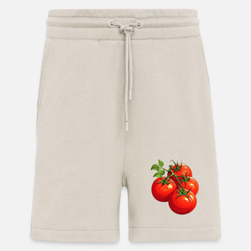 Tomates - Short bio décontracté fabriqué en UE - WARM CLAY