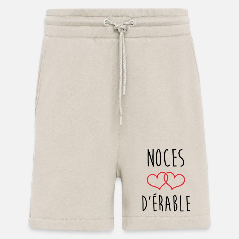 Maple Wedding, 58 års ægteskab - Organic relaxed shorts made in EU - WARM CLAY