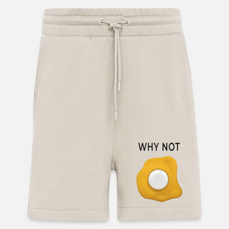 Why Not Rethinking Fried Eggs - Shorts - made by SPREAD - WARM CLAY