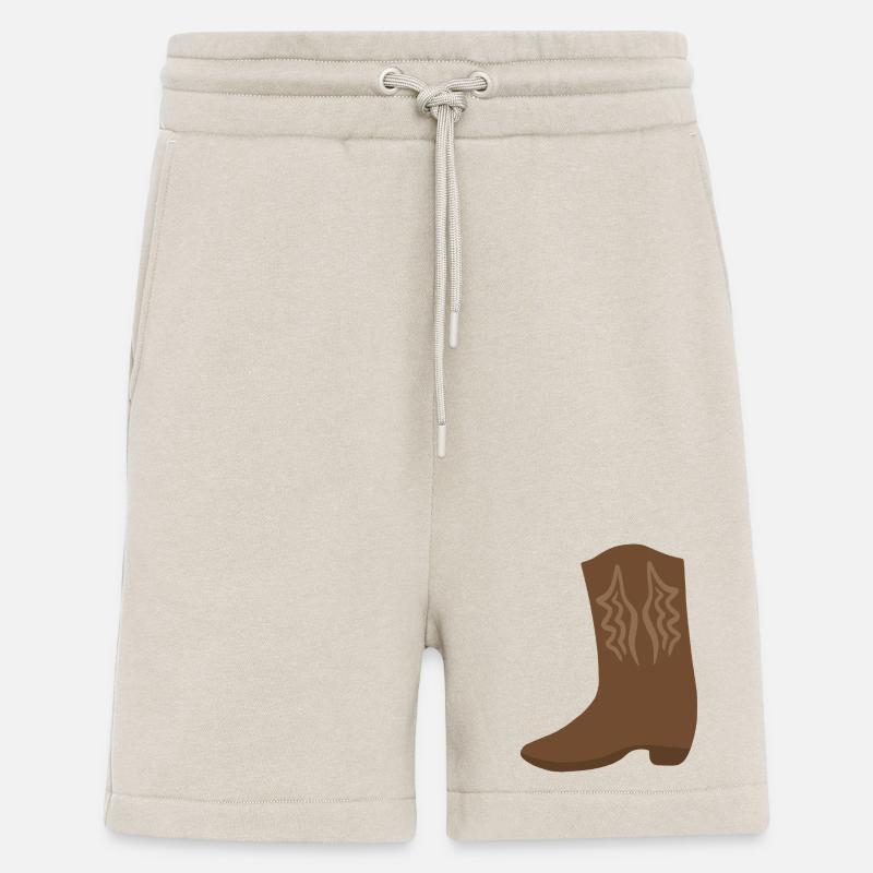 Western Boot Stitch Art - Shorts - made by SPREAD - WARM CLAY