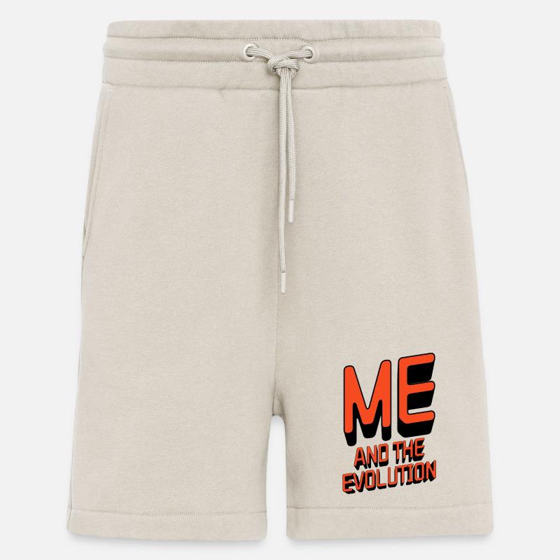 Moi et l’évolution - Short bio décontracté fabriqué en UE - WARM CLAY