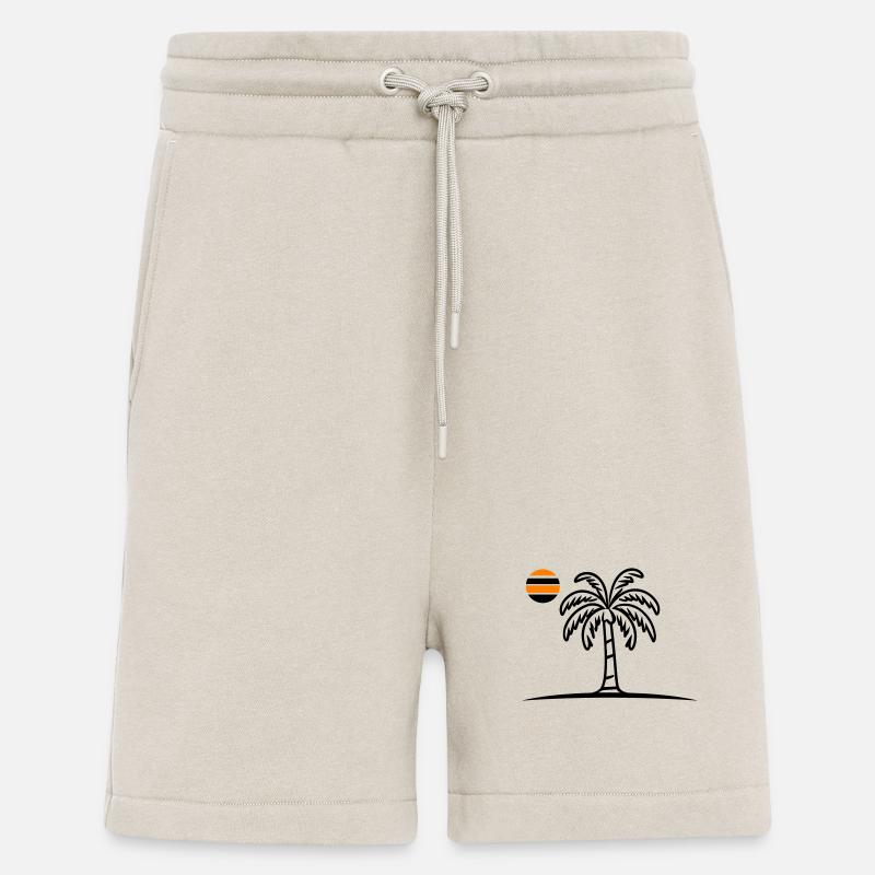 Île Palmier Été - Short bio décontracté fabriqué en UE - WARM CLAY