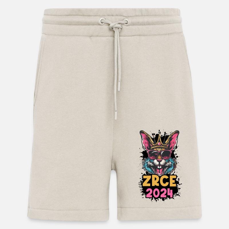 Zrce 2024 Lapin - Short bio décontracté fabriqué en UE - WARM CLAY