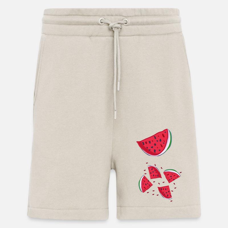 Pastèque - Short bio décontracté fabriqué en UE - WARM CLAY