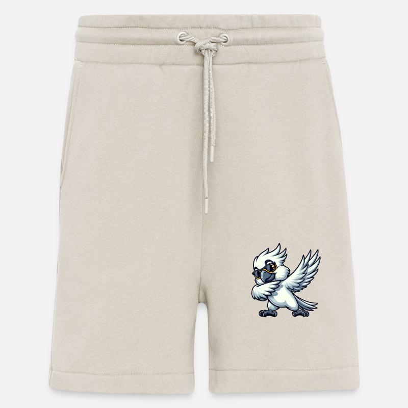 Budgie Dab Pose Fun Design - Shorts - made by SPREAD - WARM CLAY