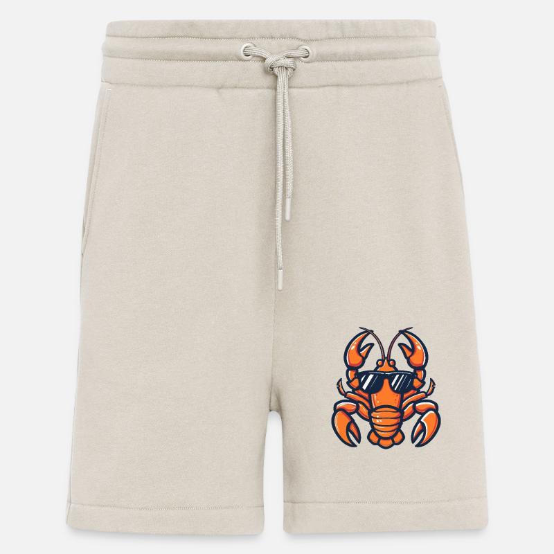 Lobster Crab Cool Comic - Shorts - made by SPREAD - WARM CLAY