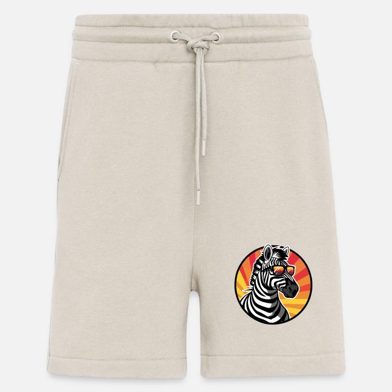 Zebra Comic Cool Summer - Shorts - made by SPREAD - WARM CLAY