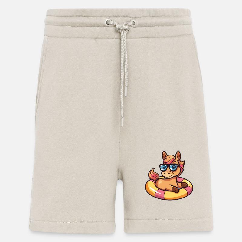 Horse Comic Cool - Shorts - made by SPREAD - WARM CLAY