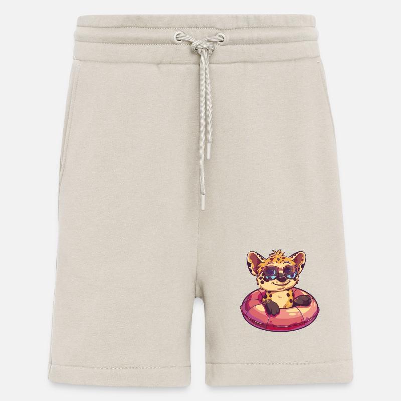 Hyena Comic Cool - Shorts - made by SPREAD - WARM CLAY