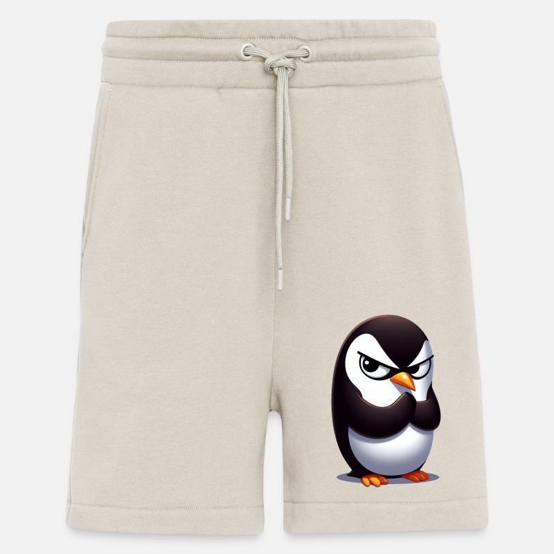 Pingouin Drôles D’animaux - Short bio décontracté fabriqué en UE - WARM CLAY