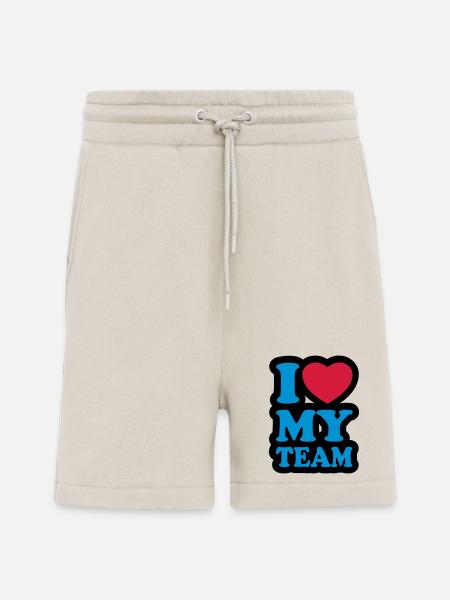 I love my team - Shorts - made by SPREAD - WARM CLAY