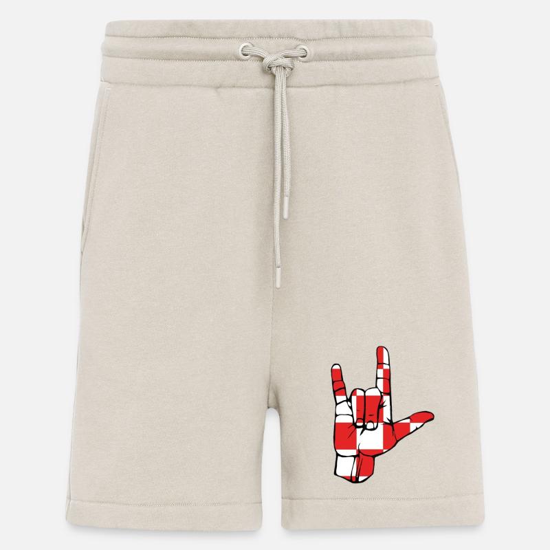 Ich liebe dich-zeichen Brabant - Shorts - made by SPREAD - WARM CLAY