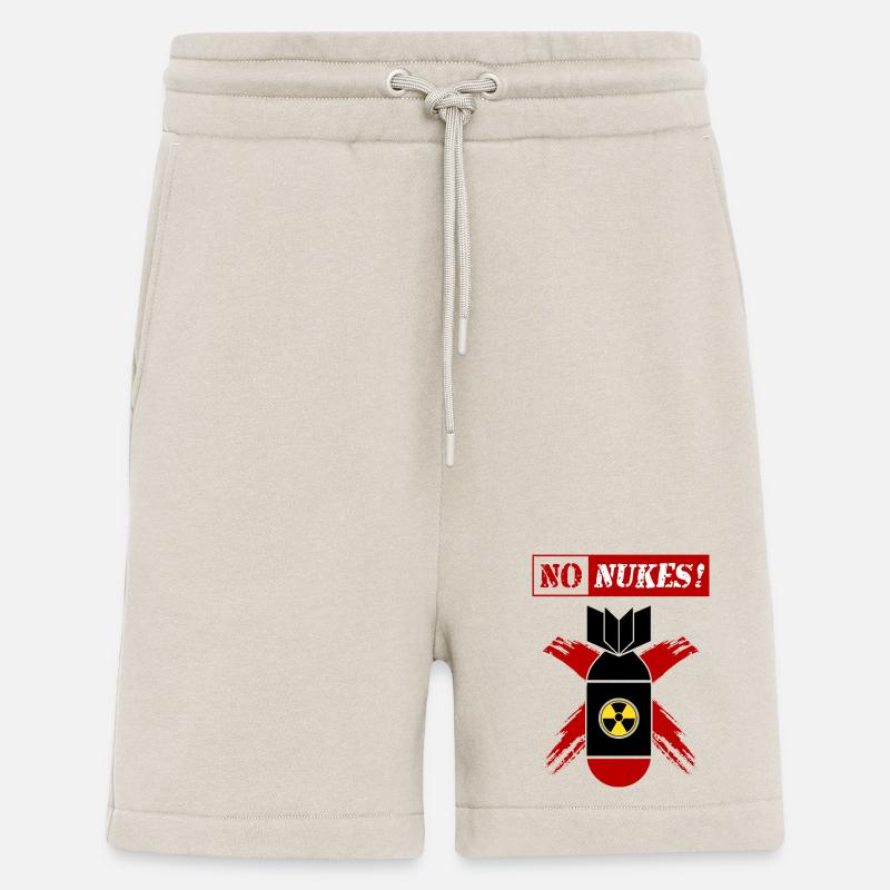 KEINE NUKES | Anti-Atomwaffen! - Shorts - made by SPREAD - WARM CLAY