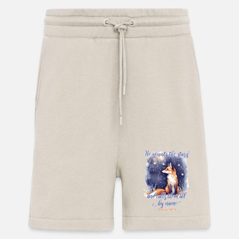 Fox Bible Verse Christian - Shorts - made by SPREAD - WARM CLAY