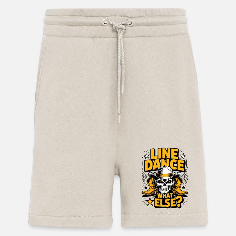 Line Dance Skull Western – What Else? - Shorts - made by SPREAD - WARM CLAY