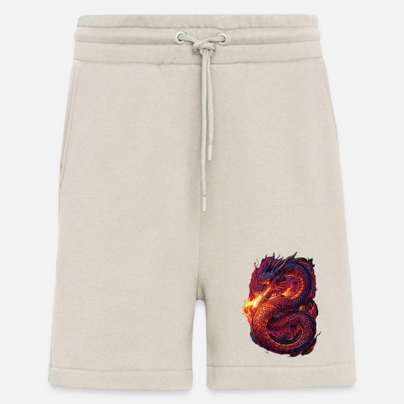 Feuriger Drachensturm - Shorts - made by SPREAD - WARM CLAY