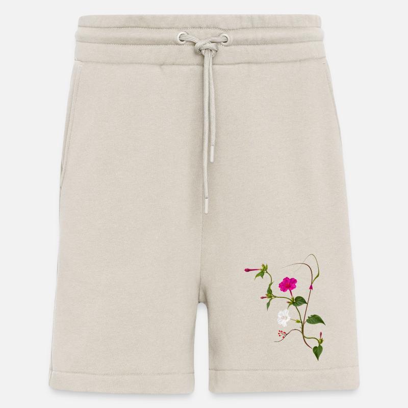 Fleur Miraculeuse Zen Blossoms Design - Short bio décontracté fabriqué en UE - WARM CLAY