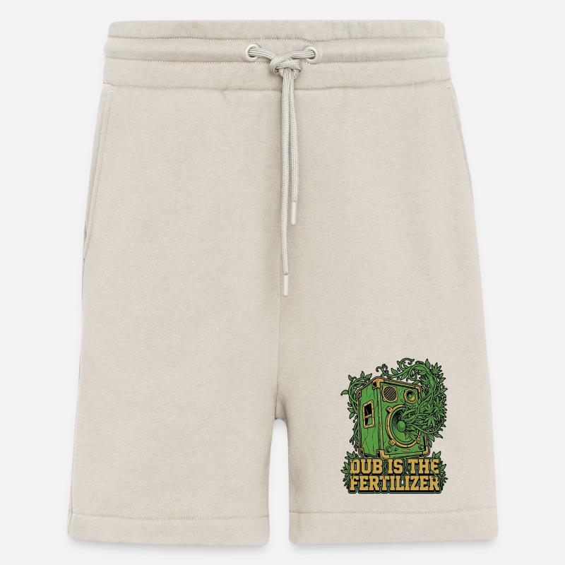Dub Reggae Garden - Short bio décontracté fabriqué en UE - WARM CLAY