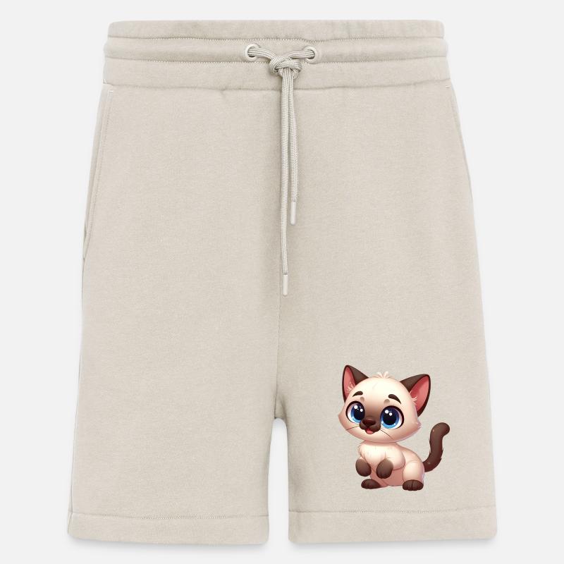Siamesisches Kätzchen - Shorts - made by SPREAD - WARM CLAY
