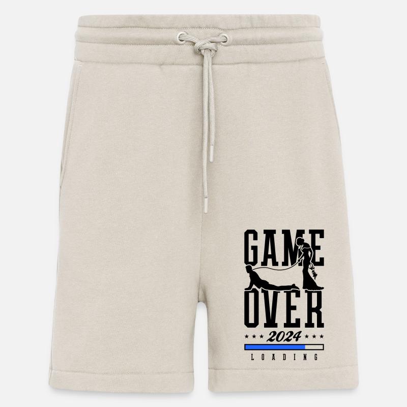 Wedding Loading 2024 Game Over - Shorts - made by SPREAD - WARM CLAY