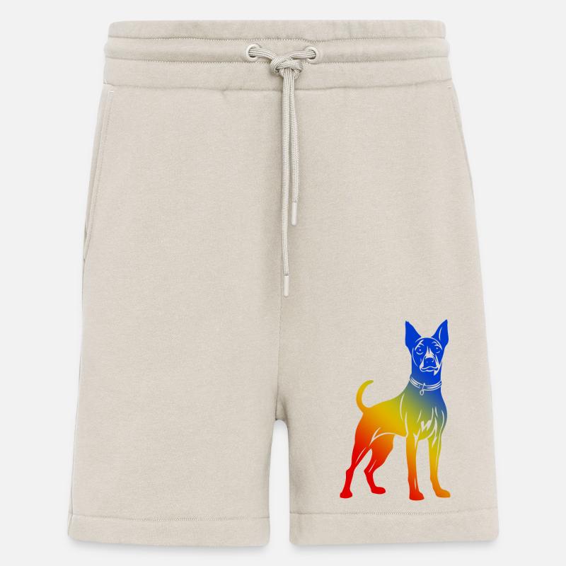 Pinscher Hund - Shorts - made by SPREAD - WARM CLAY